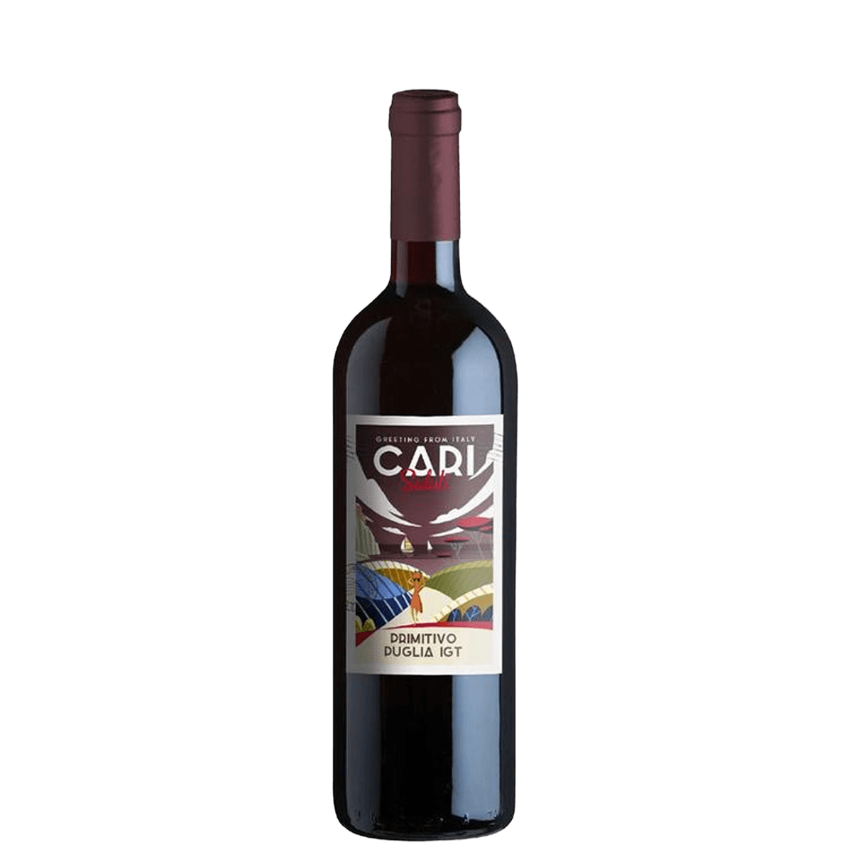 Cari Saluti, Primitivo Puglia IGT flaska