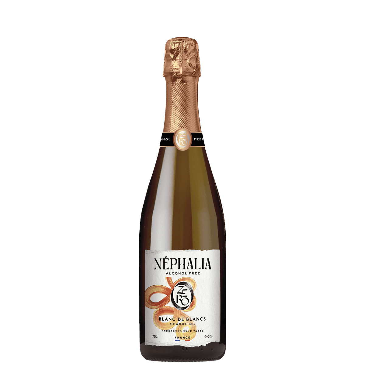 Nephalia 0%, Effervescent Sparkling Blanc de Blanc 0% flaska